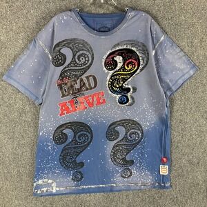 Parish T-Shirt Men's 4XL Graphic Print Dead or Alive Short Sleeve 100% Cotton
